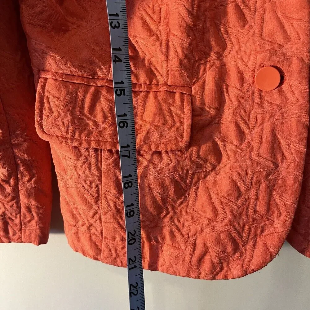 Vera Wang Princess Star Pattern Youth Size XL Salmon Jacket